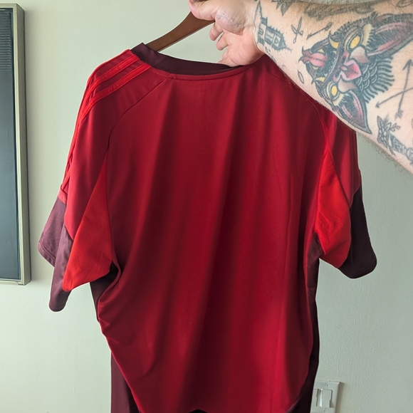 Adidas Men's 2xl TFC Red Soccer Jersey - Picture 2 of 3